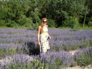 Me in a lavender field